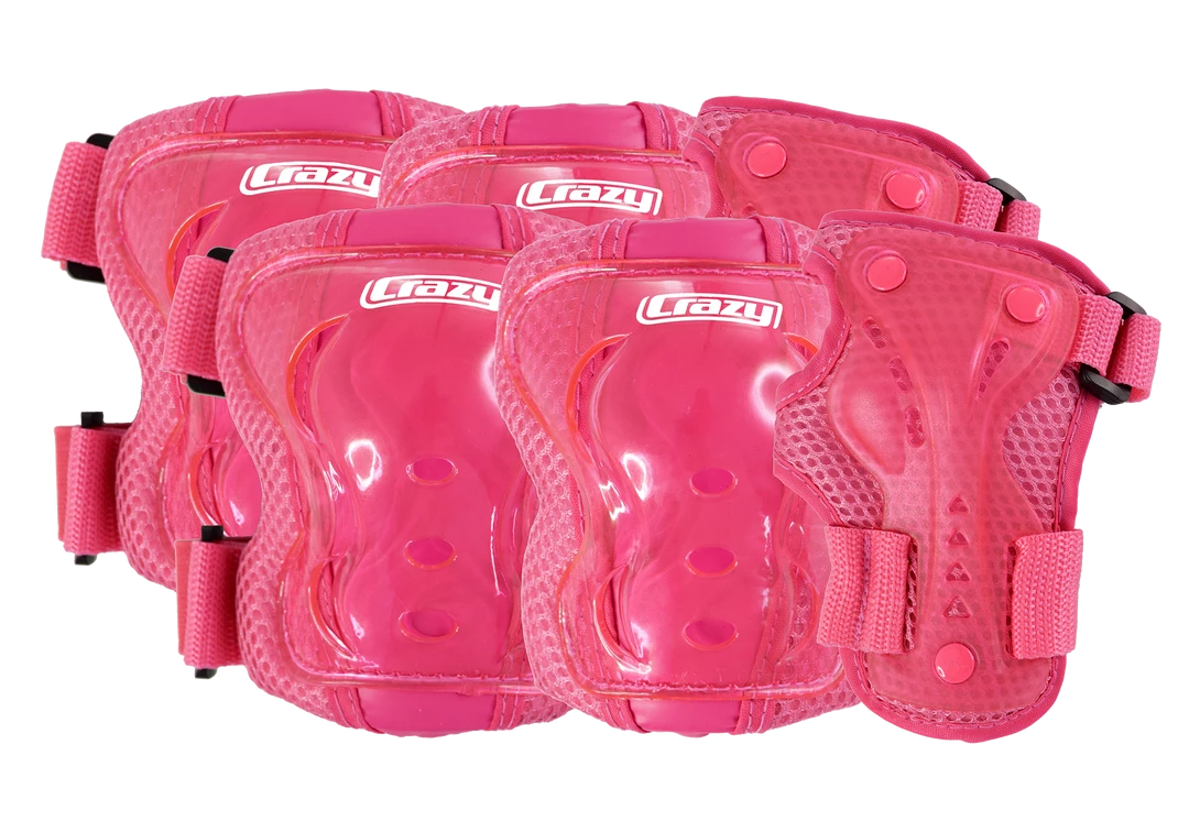 Crazy Skates Crazy Protexion Kids Tri-Pack 8 Crazy Skates Crazy Protexion Kids Tri-Pack