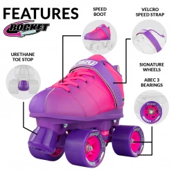 Crazy Skates Crazy Rocket Skates -Pink/Purple