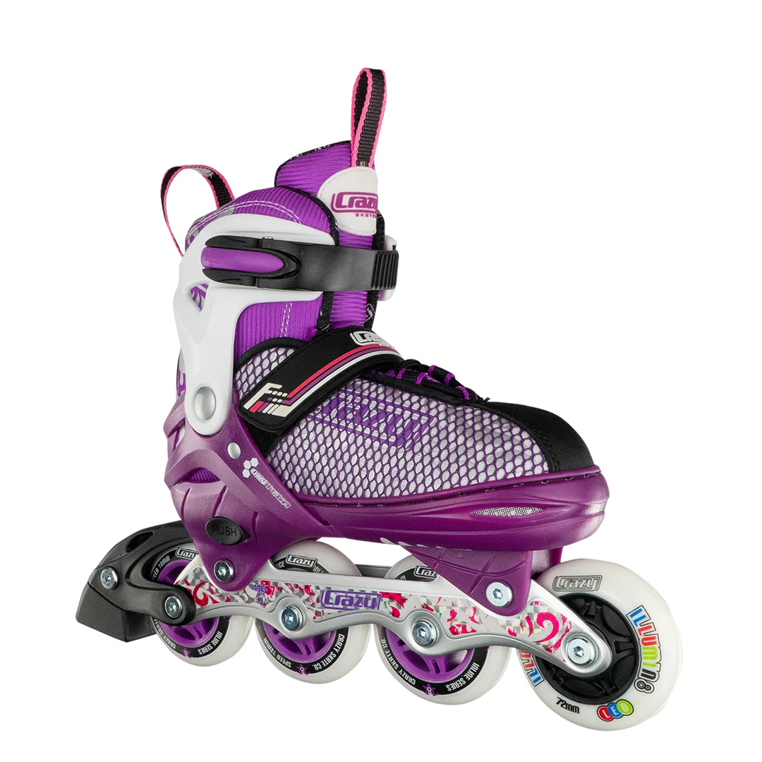 Crazy Skates Crazy 168 Roller Blades - Purple Inline Skates 3 Crazy Skates Crazy 168 Roller Blades - Purple Inline Skates