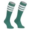 Skatersocks 22in Tube Socks - Teal Tube Socks With White Stripes (Made In Italy)