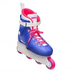 Impala Roller Skates Impala Lightspeed Inline Skates - Blue/Pink 12 Impala Roller Skates Impala Lightspeed Inline Skates - Blue/Pink