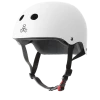 Triple8 Certified Sweatsaver Helmet - White Rubber Gear 2 Triple8 Certified Sweatsaver Helmet - White Rubber Gear