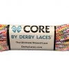 Core Derby Laces - Rainbow White