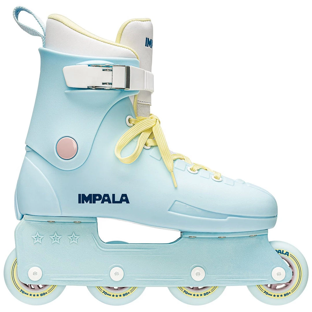 Impala Roller Skates Impala Lightspeed Inline Skates - Sky Blue/Yellow 3 Impala Roller Skates Impala Lightspeed Inline Skates - Sky Blue/Yellow
