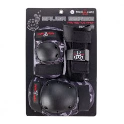 Triple8 Saver Series 3 Pack - Charcoal Camo Gear