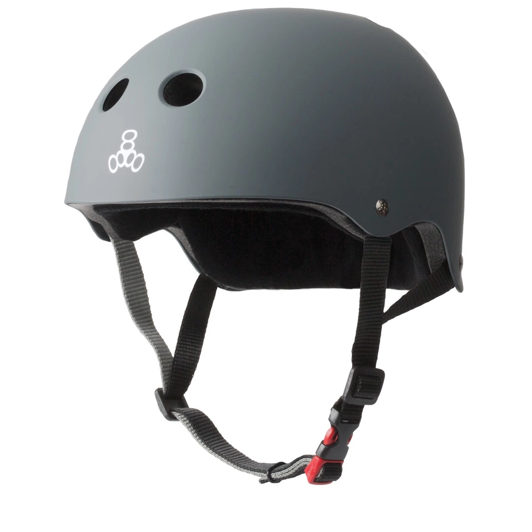 Triple8 Certified Sweatsaver Helmet - Carbon Rubber 3 Triple8 Certified Sweatsaver Helmet - Carbon Rubber