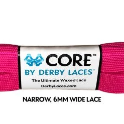 Core Derby Laces - Hot Magenta