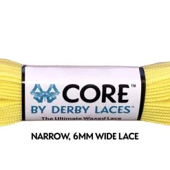 Core Derby Laces - Lemon Yellow