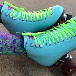 Core Derby Laces - Lime Green