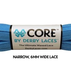 Core Derby Laces - Pool Blue