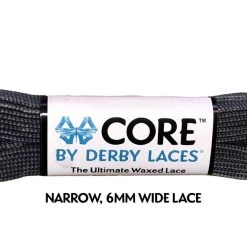 Core Derby Laces - Slate Gray