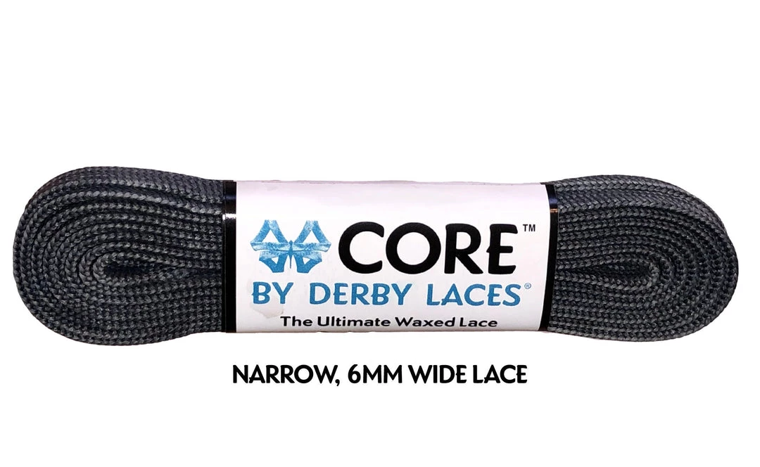 Core Derby Laces - Slate Gray 3 Core Derby Laces - Slate Gray