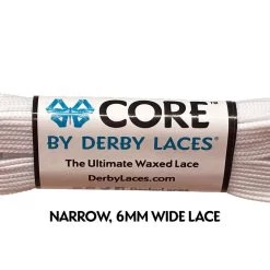 Core Derby Laces - White