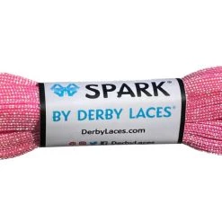 Spark Derby Laces - Pink Cotton Candy