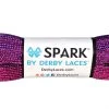 Spark Derby Laces - Pink And Purple Stripe