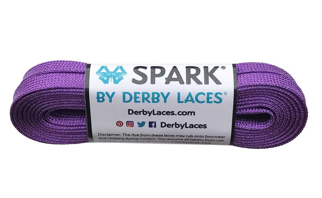 Spark Derby Laces - Purple 3 Spark Derby Laces - Purple
