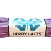 Core Derby Laces - Purple And White Stripe