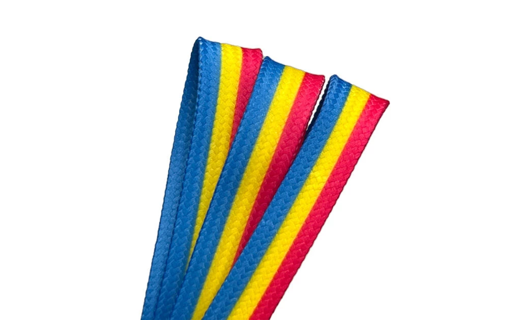 Style Derby Laces - Pan Stripe 4 Style Derby Laces - Pan Stripe