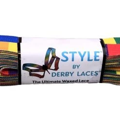 Style Derby Laces - Rainbow Block