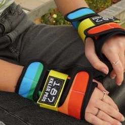 187 Killer Pads Gear 187 Wrist Guards - Rainbow