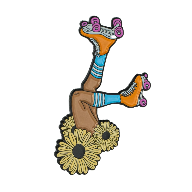 Fritzy's Roller Skate Shop Accessories Skating Legs Pin 3 Fritzy's Roller Skate Shop Accessories Skating Legs Pin