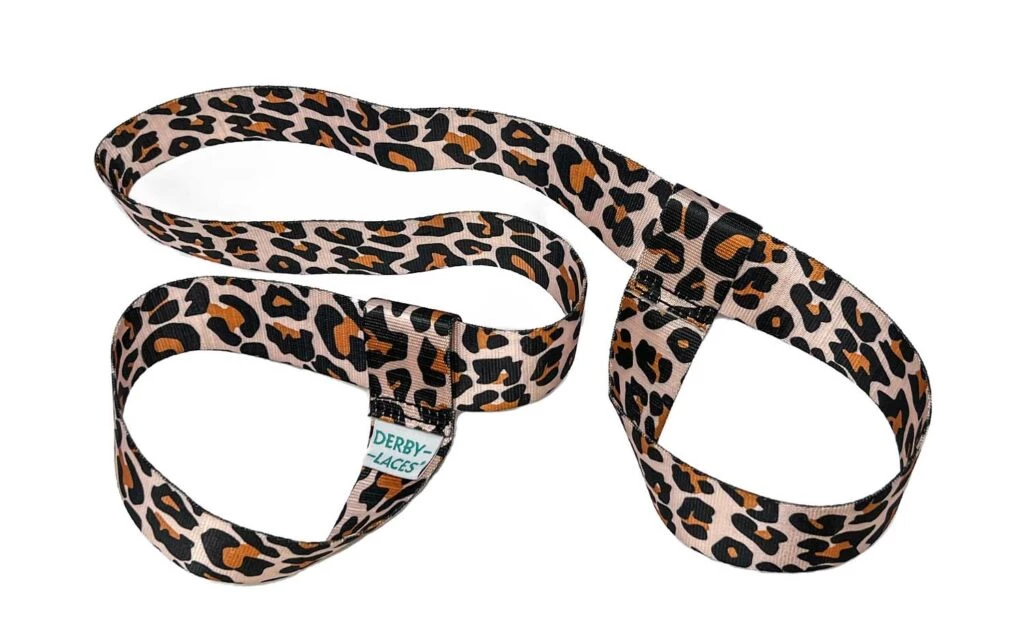 Derby Laces Skate Leash - Leopard Accessories 3 Derby Laces Skate Leash - Leopard Accessories