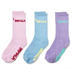 Impala Roller Skates Impala Skate Socks - Pastel