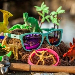Goodr Sunglasses - Electric Dinotopia Carnival