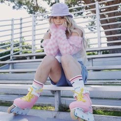 Impala Roller Skates Impala Lightspeed Inline Skates - Pink/Yellow 17 Impala Roller Skates Impala Lightspeed Inline Skates - Pink/Yellow