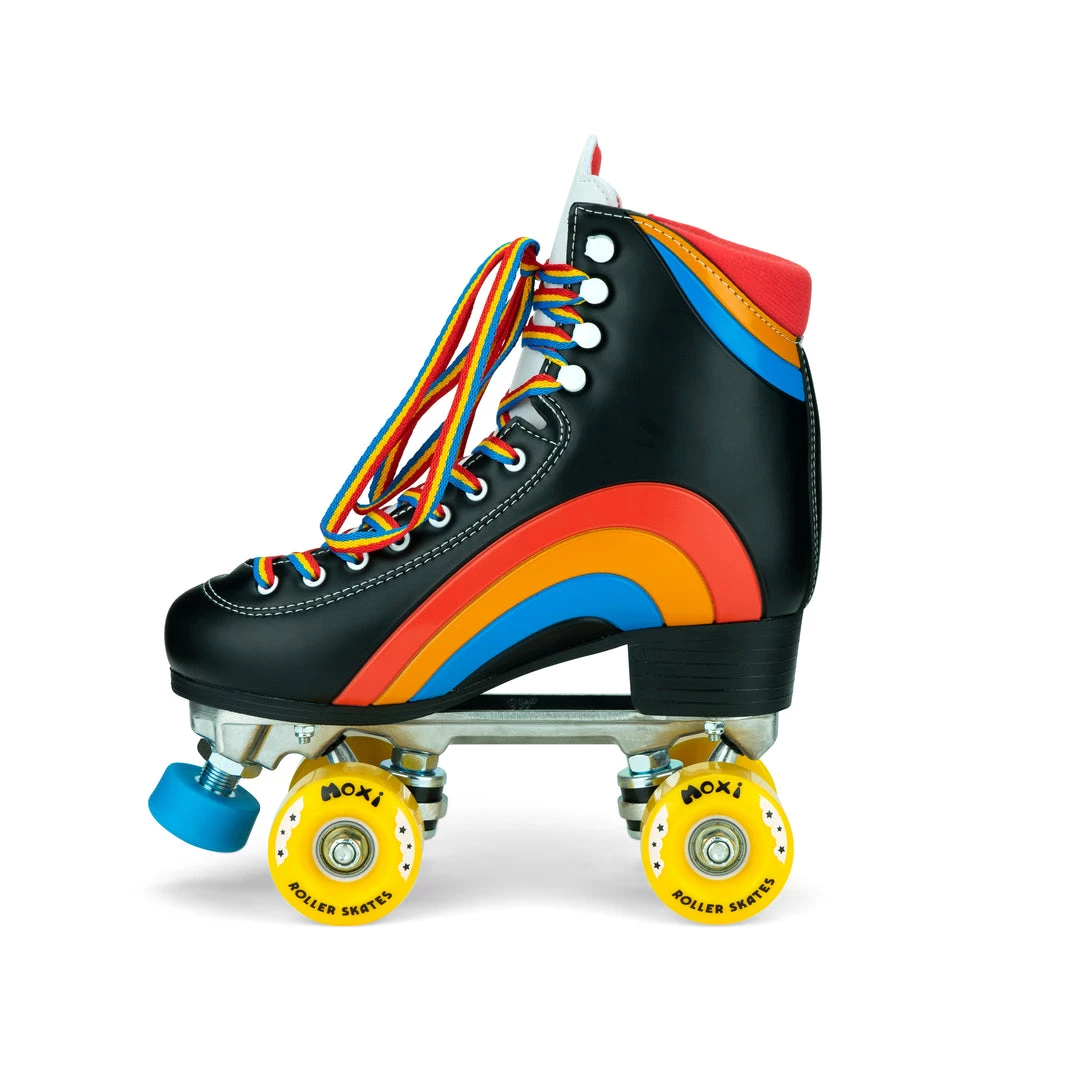 Riedell Skates Moxi Rainbow Rider Roller Skates - Asphalt Black 4 Riedell Skates Moxi Rainbow Rider Roller Skates - Asphalt Black
