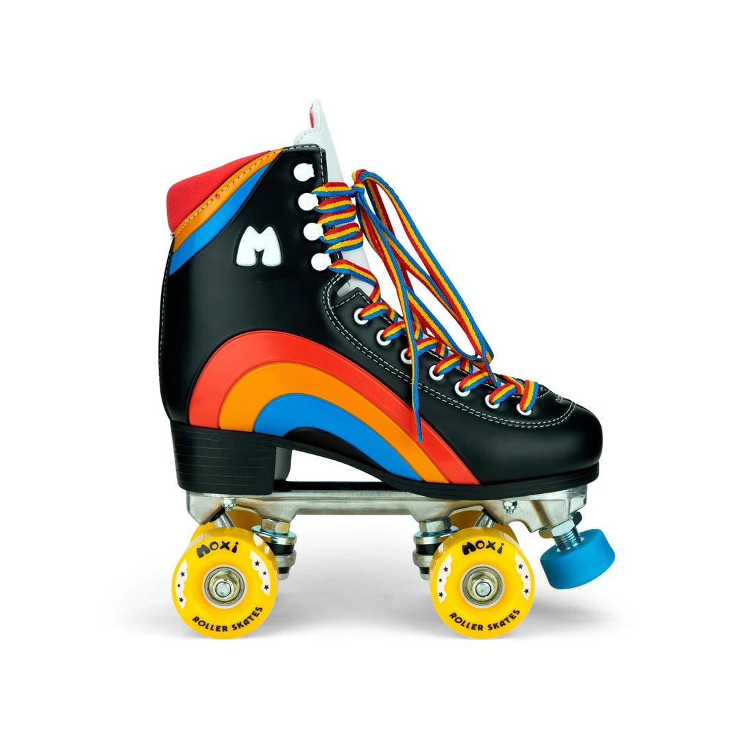 Riedell Skates Moxi Rainbow Rider Roller Skates - Asphalt Black 3 Riedell Skates Moxi Rainbow Rider Roller Skates - Asphalt Black