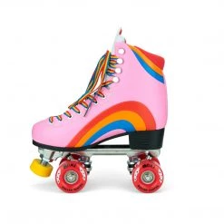 Riedell Skates Moxi Rainbow Rider Roller Skates - Pink Heart