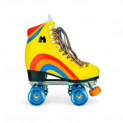 Riedell Skates Moxi Rainbow Rider Roller Skates - Sunshine Yellow