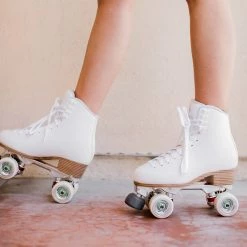 Atom Skates Jackson Mystique Alloy Roller Skates - White