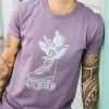 Fritzy's Roller Skate Shop Beach Skate T-Shirt - Mauve Extras