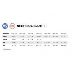 Powerslide Next Core Black 80 Inline Skates