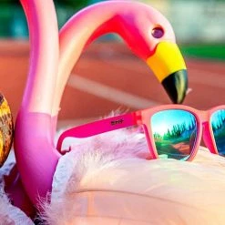 Goodr Sunglasses - Flamingos On A Booze Cruise
