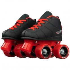 Crazy Skates Crazy Junior Rocket Skates - Black/Red Roller Skates