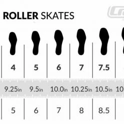 Crazy Skates Roller Skates Crazy Rocket Skates - Black