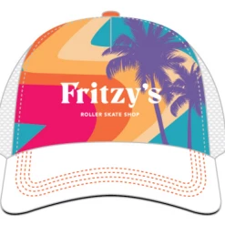Boco Gear Fritzy's Technical Trucker Hat - White A Day At The Beach