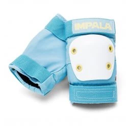 Impala Roller Skates Impala Youth Protective Gear Pack - Sky Blue/Yellow