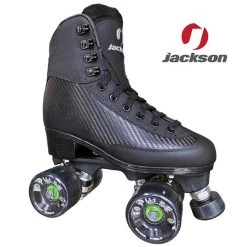 Atom Skates Jackson Vibe Viper Nylon Roller Skates - Black