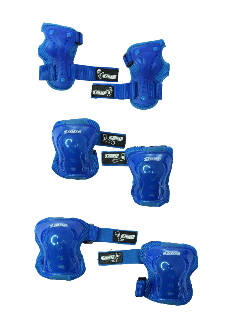 Crazy Skates Crazy Protexion Kids Tri-Pack 6 Crazy Skates Crazy Protexion Kids Tri-Pack