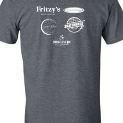 Sk8 The State For MS - Dark Heather Grey T-Shirt