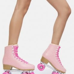 Impala Roller Skates Impala Quad Skates - Pink Tartan