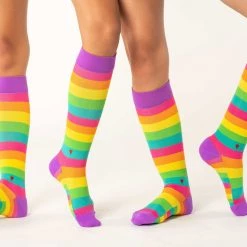 Ruby Protective Apparel Ruby Compression Socks - Rainbow 9 Ruby Protective Apparel Ruby Compression Socks - Rainbow