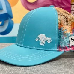 Boco Gear Fritzy's Technical Trucker Hat - Teal A Day At The Beach