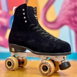 Riedell Skates Moxi Jack Skate Package- Black Roller Skates