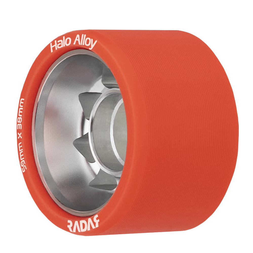 Riedell Skates Radar Alloy Halo Wheels (4 Pack) 8 Riedell Skates Radar Alloy Halo Wheels (4 Pack)
