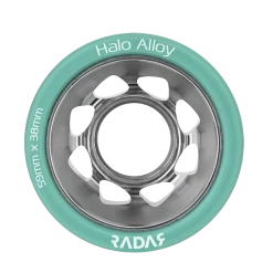 Riedell Skates Radar Alloy Halo Wheels (4 Pack) 25 Riedell Skates Radar Alloy Halo Wheels (4 Pack)